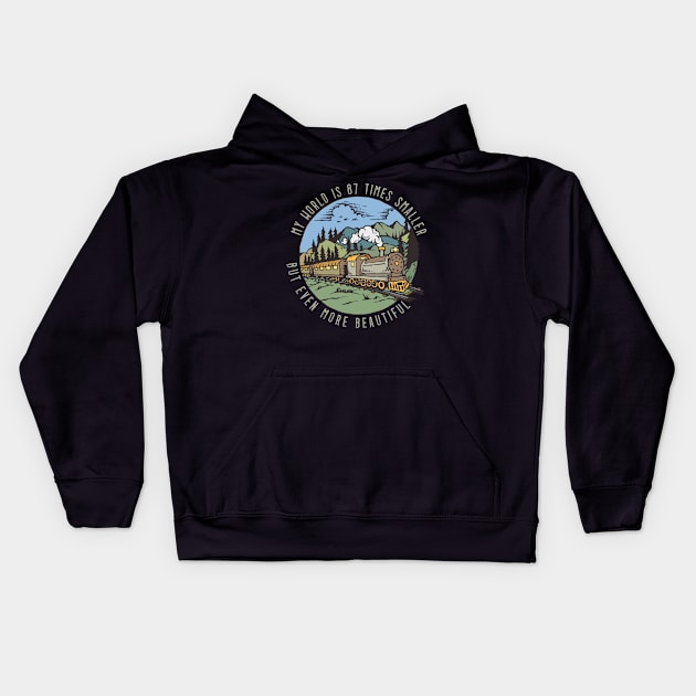 Modelrailroad HO N Z Train Model Kids Hoodie by alpmedia